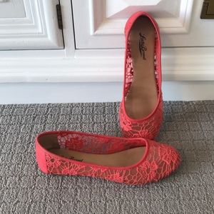 Lucky Brand Coral Flats